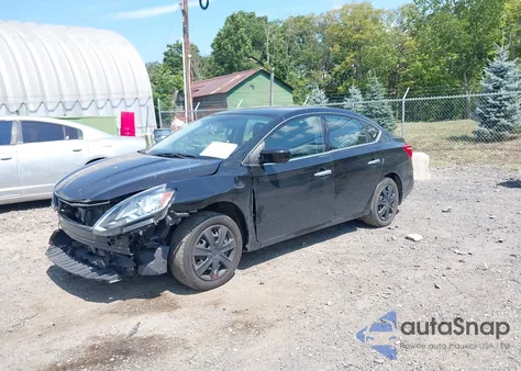2018 Nissan Sentra S z USA, uszkodzony, nr VIN 3N1AB7AP0JY347406